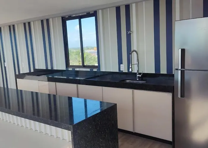 Flat completo com rooftop | perto da praia e centro